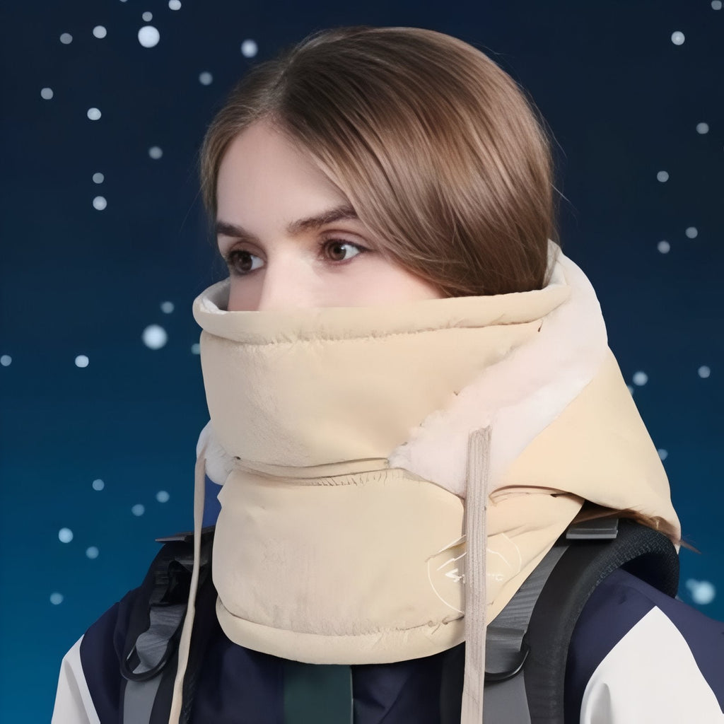 Cagoule chaude randonnée hiver avec protection visage | Esprit Baroudeur