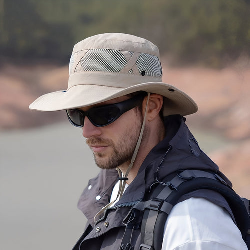 Chapeau randonnée aéré protection soleil