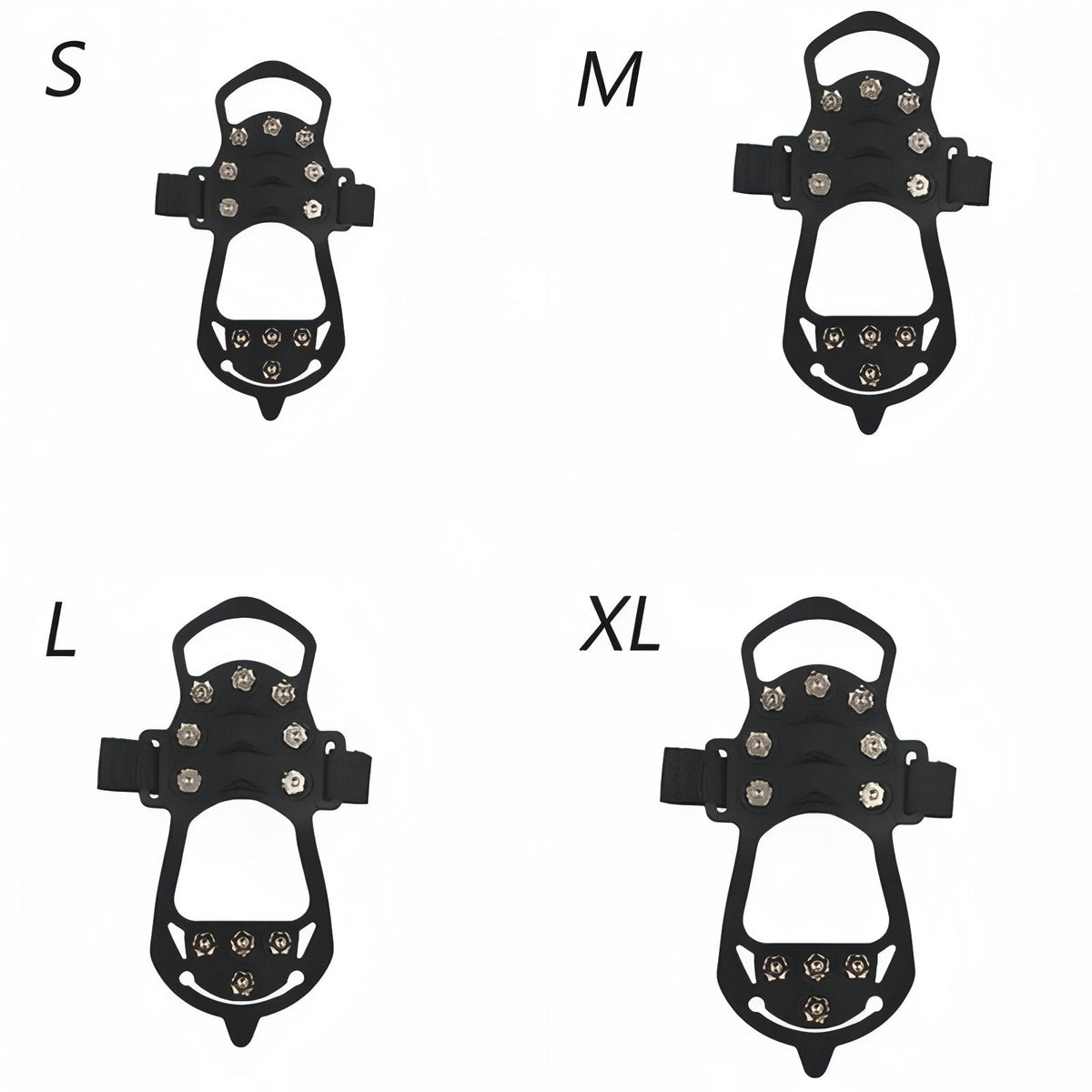 Crampons anti-glisse randonnée 11 pointes acier | Esprit Baroudeur