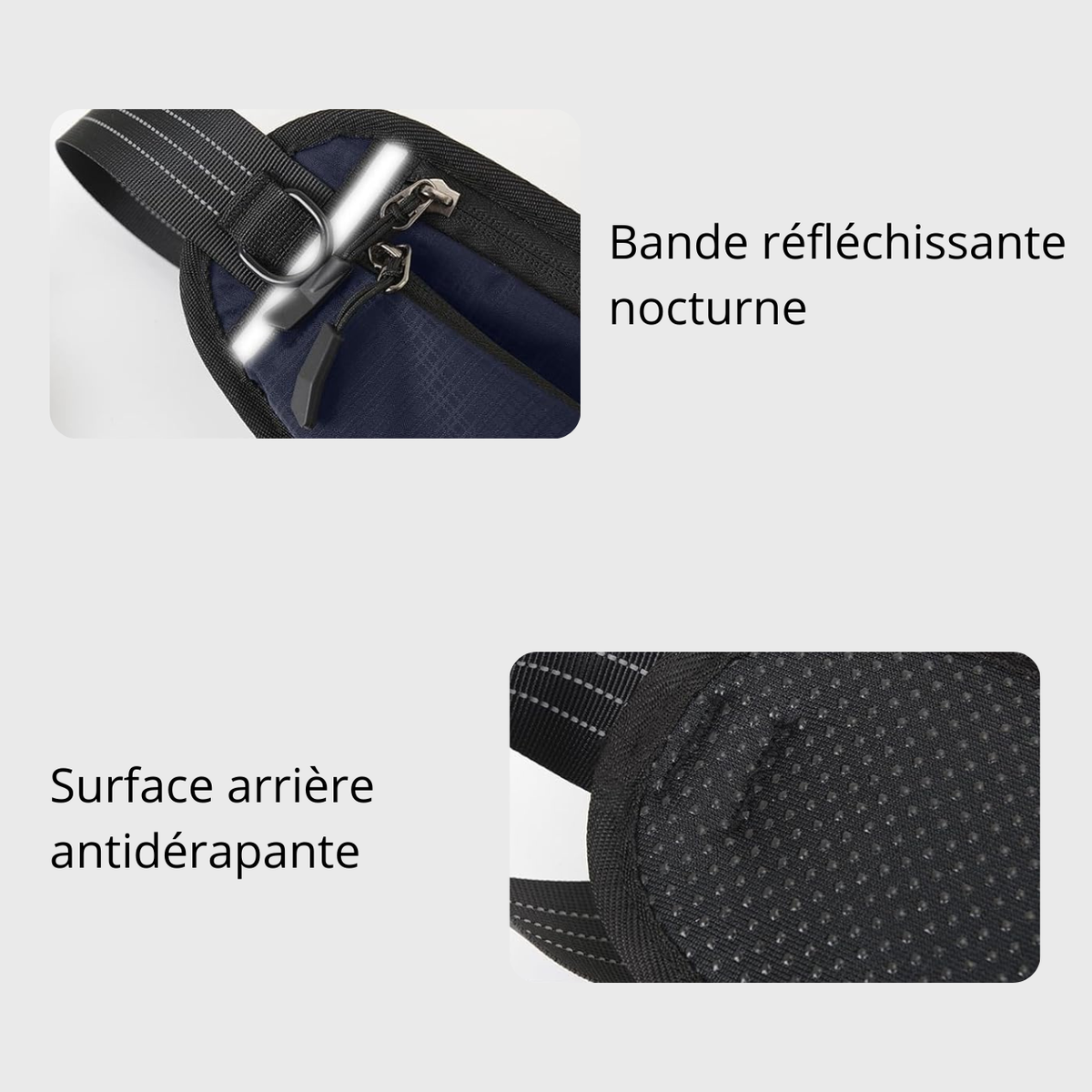 Ceinture de trail runner avec porte-gourde et poches | Esprit Baroudeur