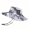 Chapeau randonnée camouflage à large bord avec jugulaire | Esprit Baroudeur