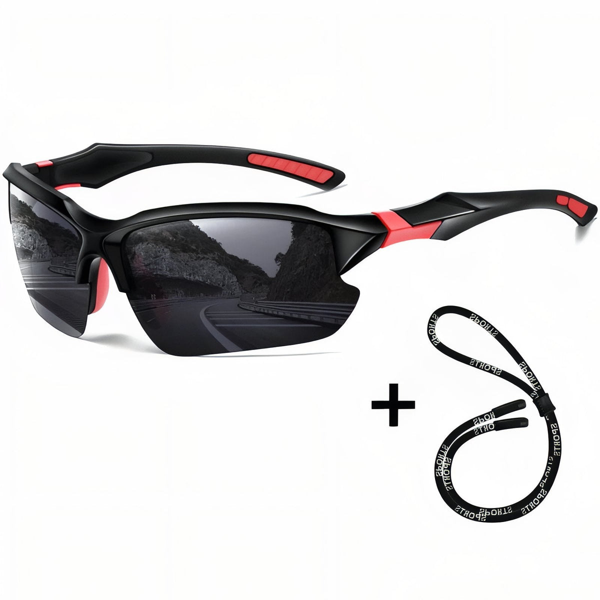 Lunettes de randonnée polarisées avec cordon de maintien | Esprit Baroudeur