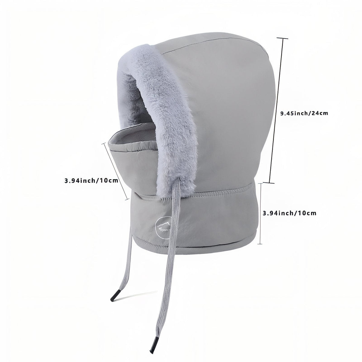 Cagoule chaude randonnée hiver avec protection visage | Esprit Baroudeur