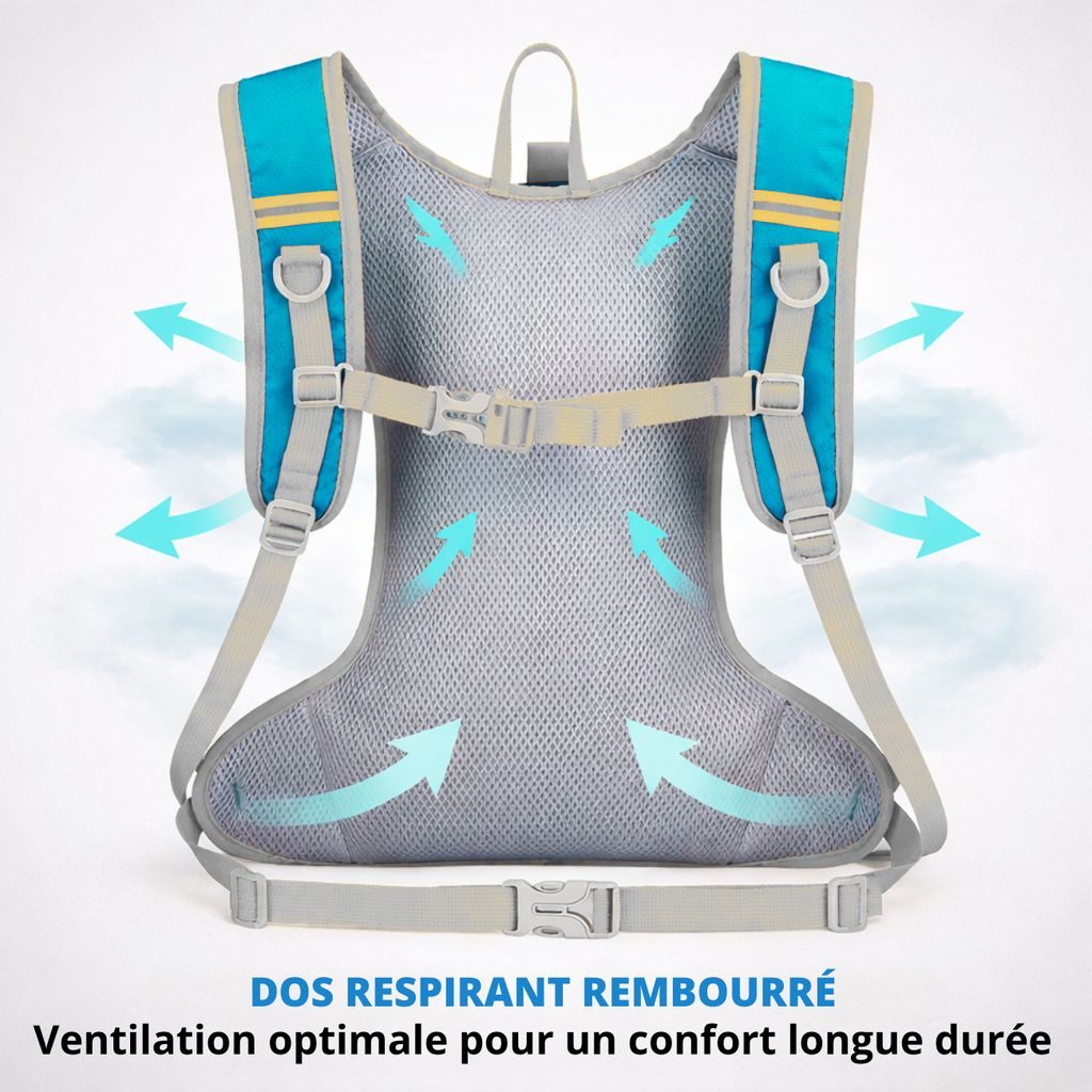 Sac à eau de sport léger randonnée et trail 12L | Esprit Baroudeur