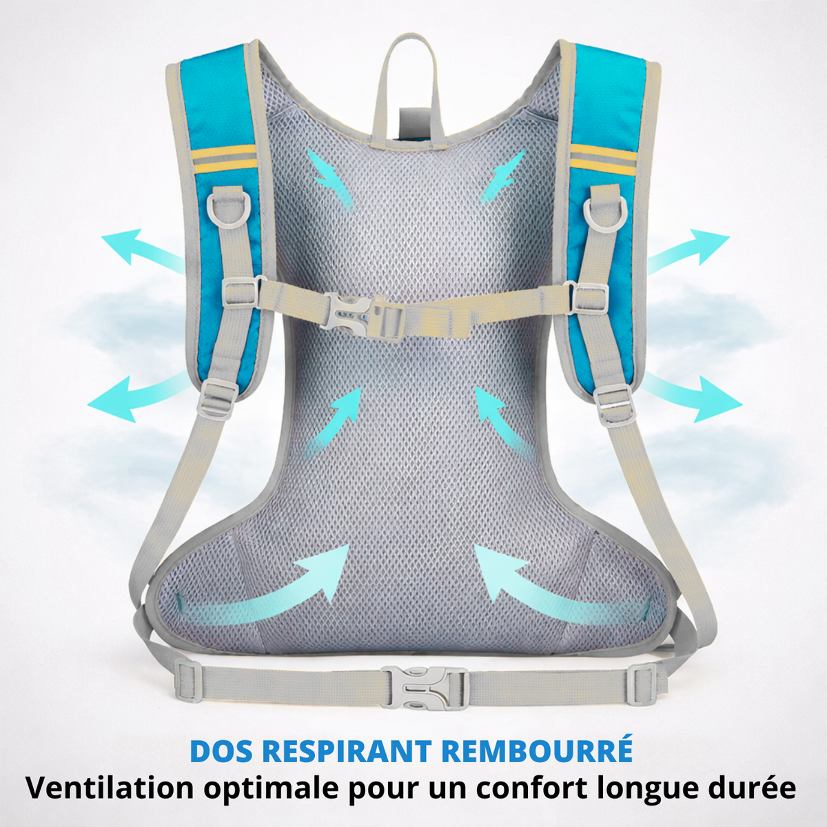 Sac à eau de sport léger randonnée et trail 12L | Esprit Baroudeur
