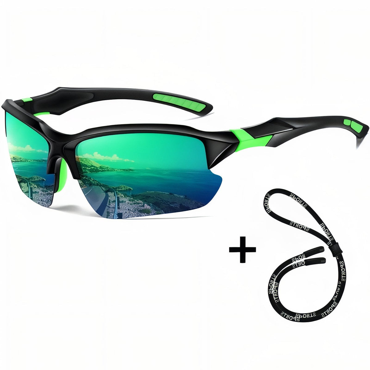 Lunettes de randonnée polarisées avec cordon de maintien | Esprit Baroudeur