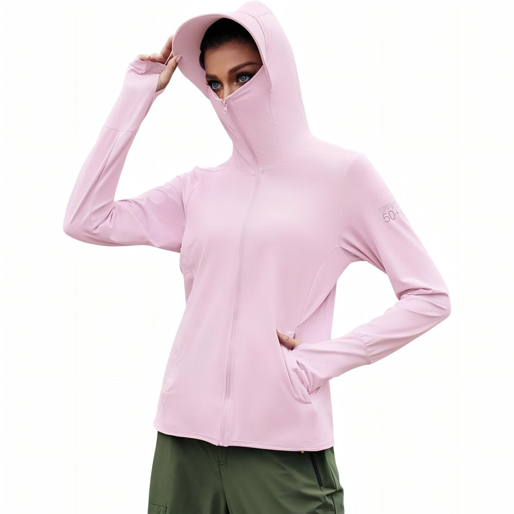 Veste capuche légère randonnée avec protection solaire UPF 50+ | Esprit Baroudeur