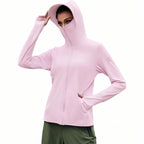 Veste capuche légère randonnée avec protection solaire UPF 50+ | Esprit Baroudeur