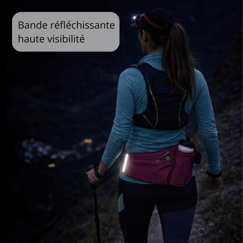 Ceinture trail d'hydratation légère pour running et randonnée | Esprit Baroudeur
