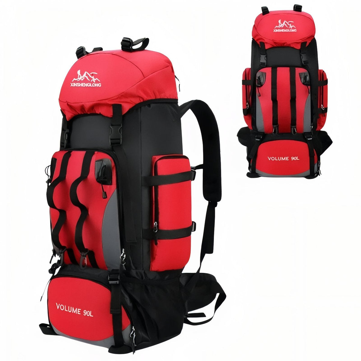 Sac à dos trekking 90L grande randonnée avec armature | Esprit Baroudeur