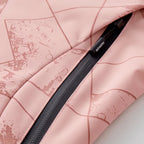 Veste imperméable randonnée à capuche motif montagne | Esprit Baroudeur