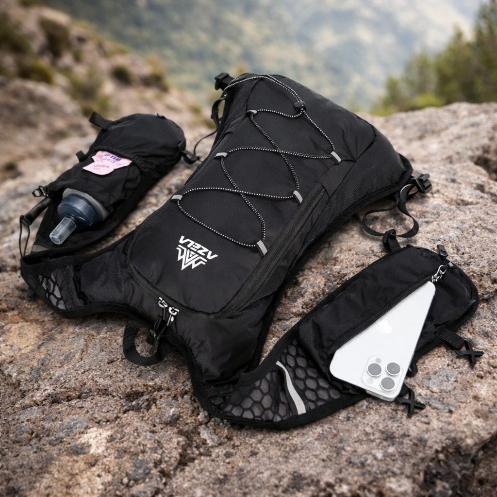 Gilet Trail léger avec poches et sangles réglables | Esprit Baroudeur