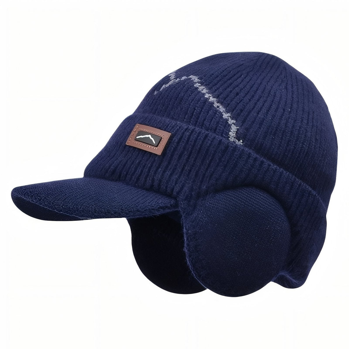 Bonnet casquette hiver avec visière et cache-oreilles | Esprit Baroudeur
