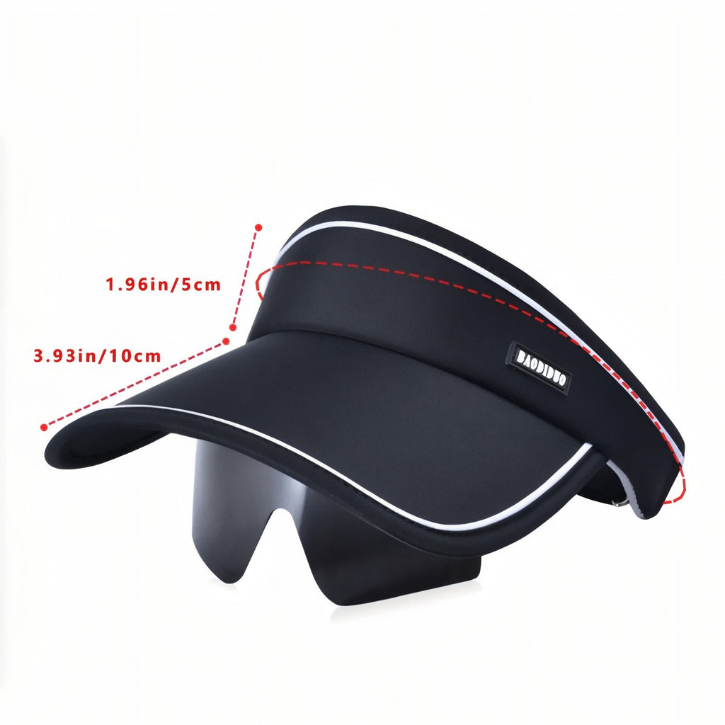 Casquette visière avec lunettes de soleil intégrées randonnée | Esprit Baroudeur
