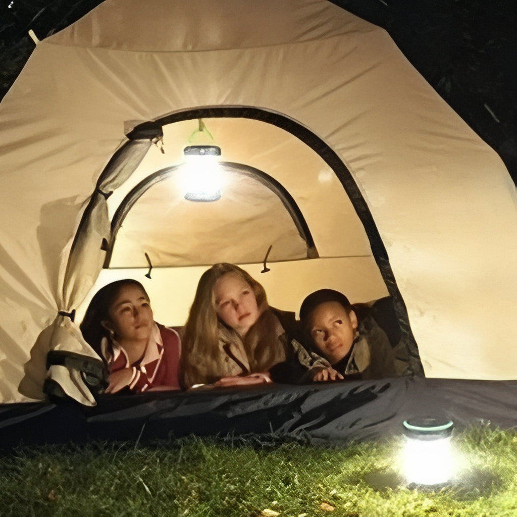 Lanterne solaire pliable de camping rechargeable LED | Esprit Baroudeur