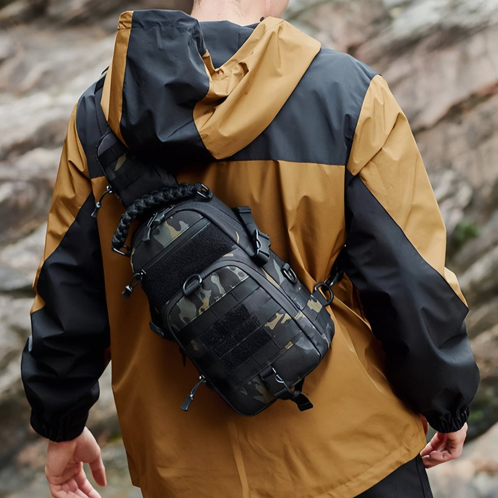 Sac bandoulière randonnée tactique multipoches sport outdoor | Esprit Baroudeur