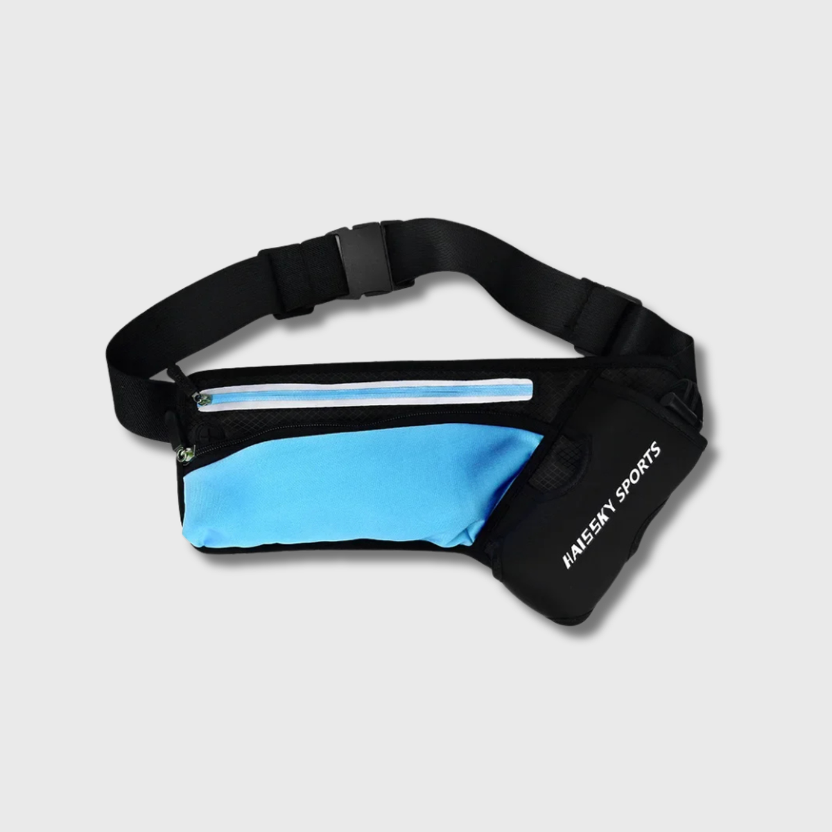 Ceinture de trail légère avec poches zippées | Esprit Baroudeur