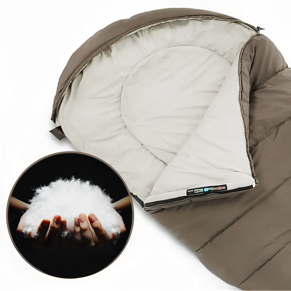 Sac de couchage grand froid -5°C synthétique – Esprit Baroudeur