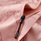 Veste imperméable randonnée à capuche motif montagne | Esprit Baroudeur