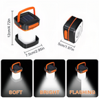 Lanterne solaire pliable de camping rechargeable LED | Esprit Baroudeur