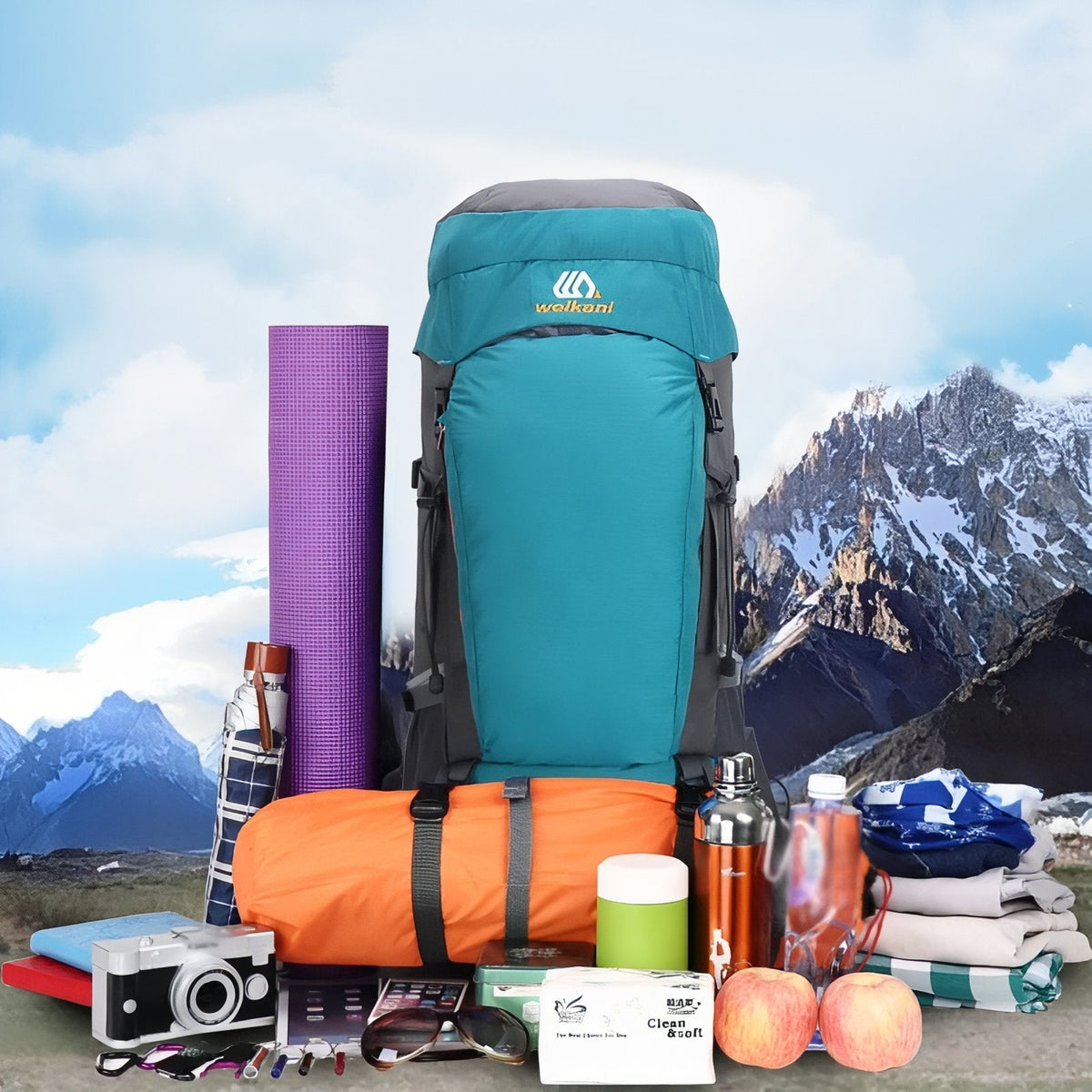 Sac à dos grande randonnée 65L trekking multi-jours | Esprit Baroudeur
