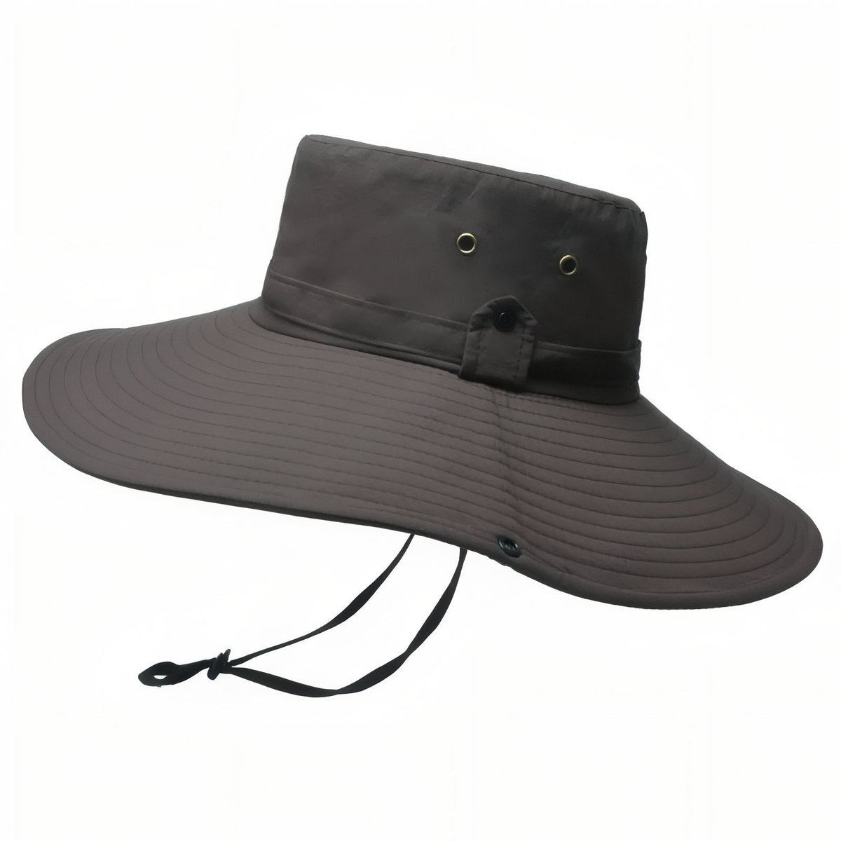 Chapeau de randonnée imperméable à large bord avec jugulaire | Esprit Baroudeur