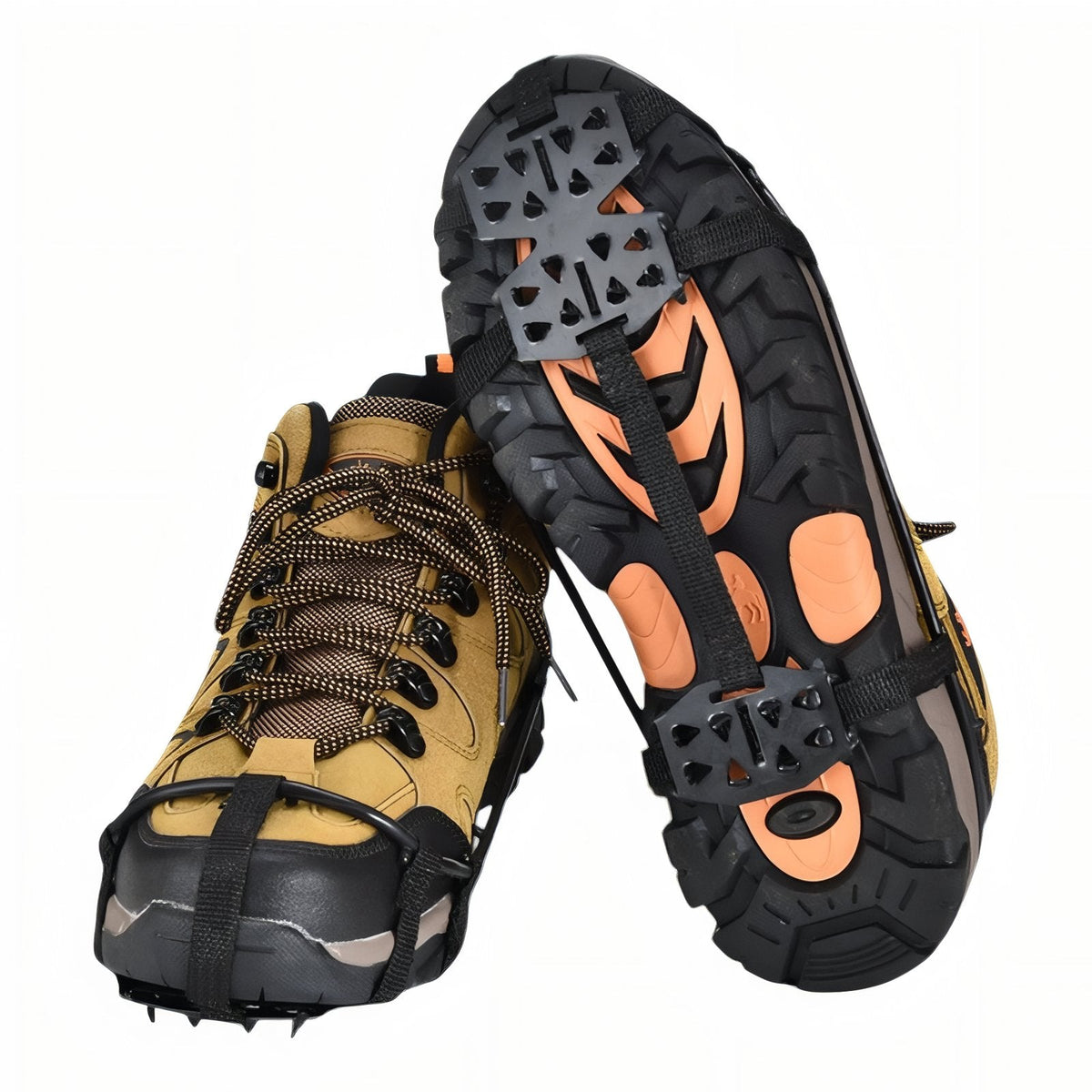 Crampons antidérapants randonnée 24 pointes neige et glace | Esprit Baroudeur