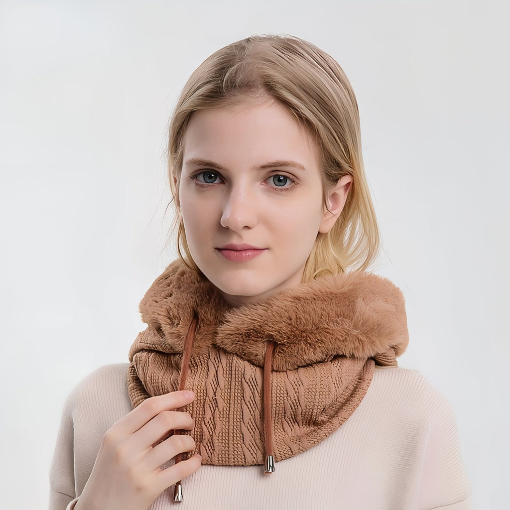 Écharpe capuche avec protection visage hiver | Esprit Baroudeur