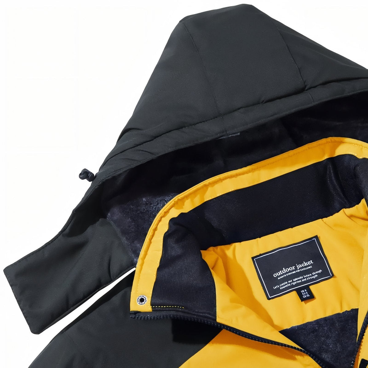 Veste chaude randonnée doublée polaire imperméable hiver | Esprit Baroudeur