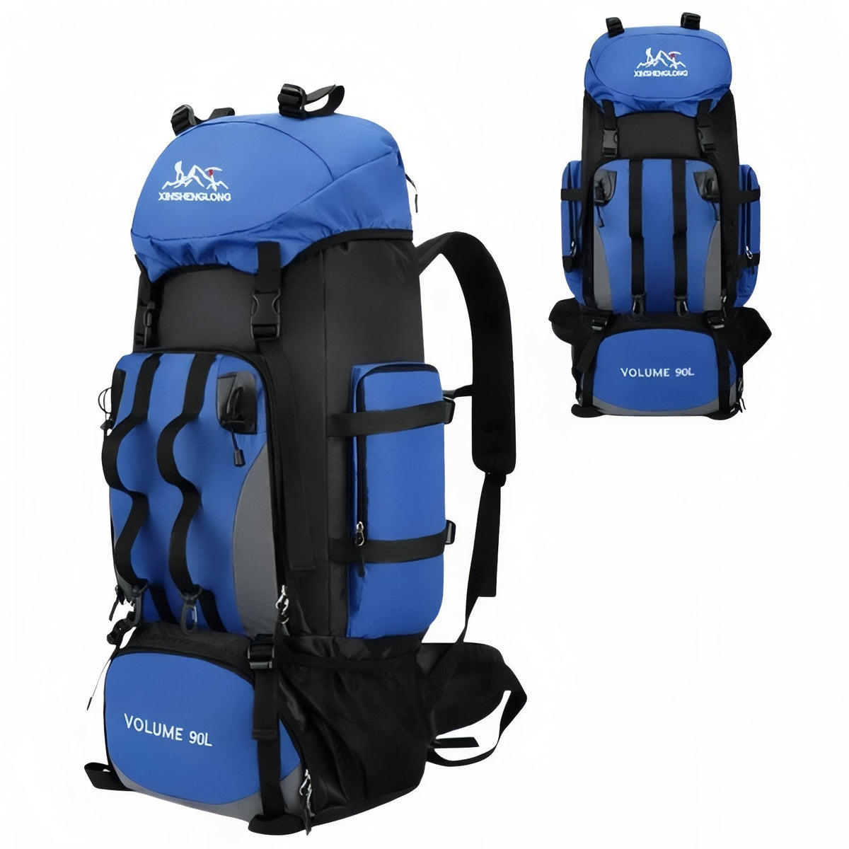 Sac à dos trekking 90L grande randonnée avec armature | Esprit Baroudeur