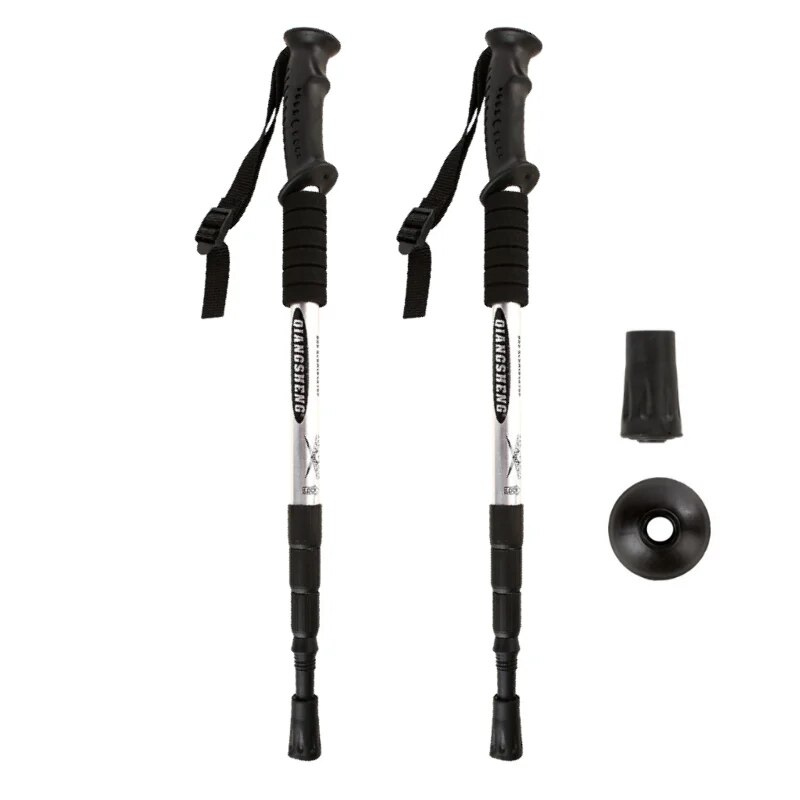 Bâtons de Randonnée Télescopique argent