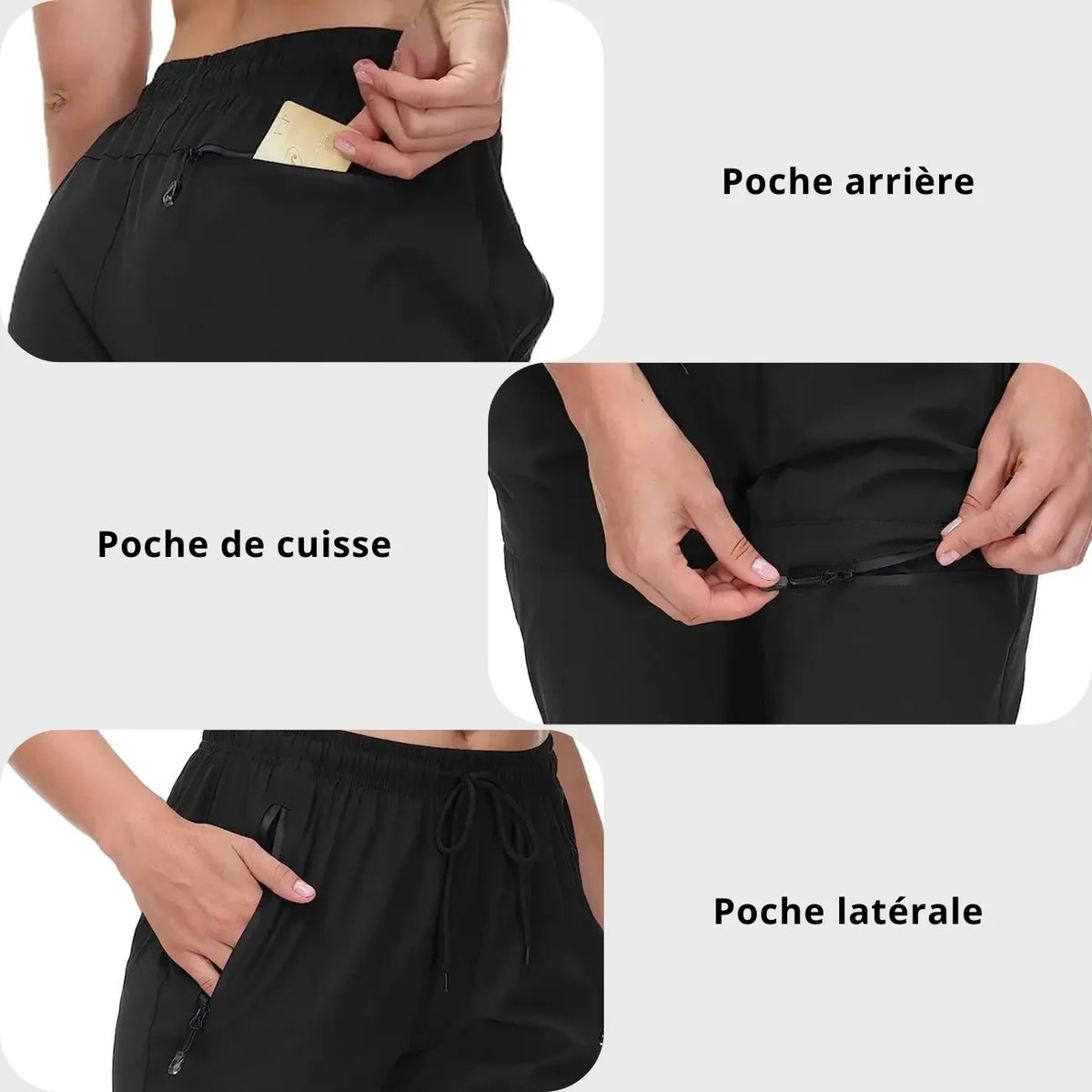 Bermuda short rando léger avec poches zippées | Esprit Baroudeur