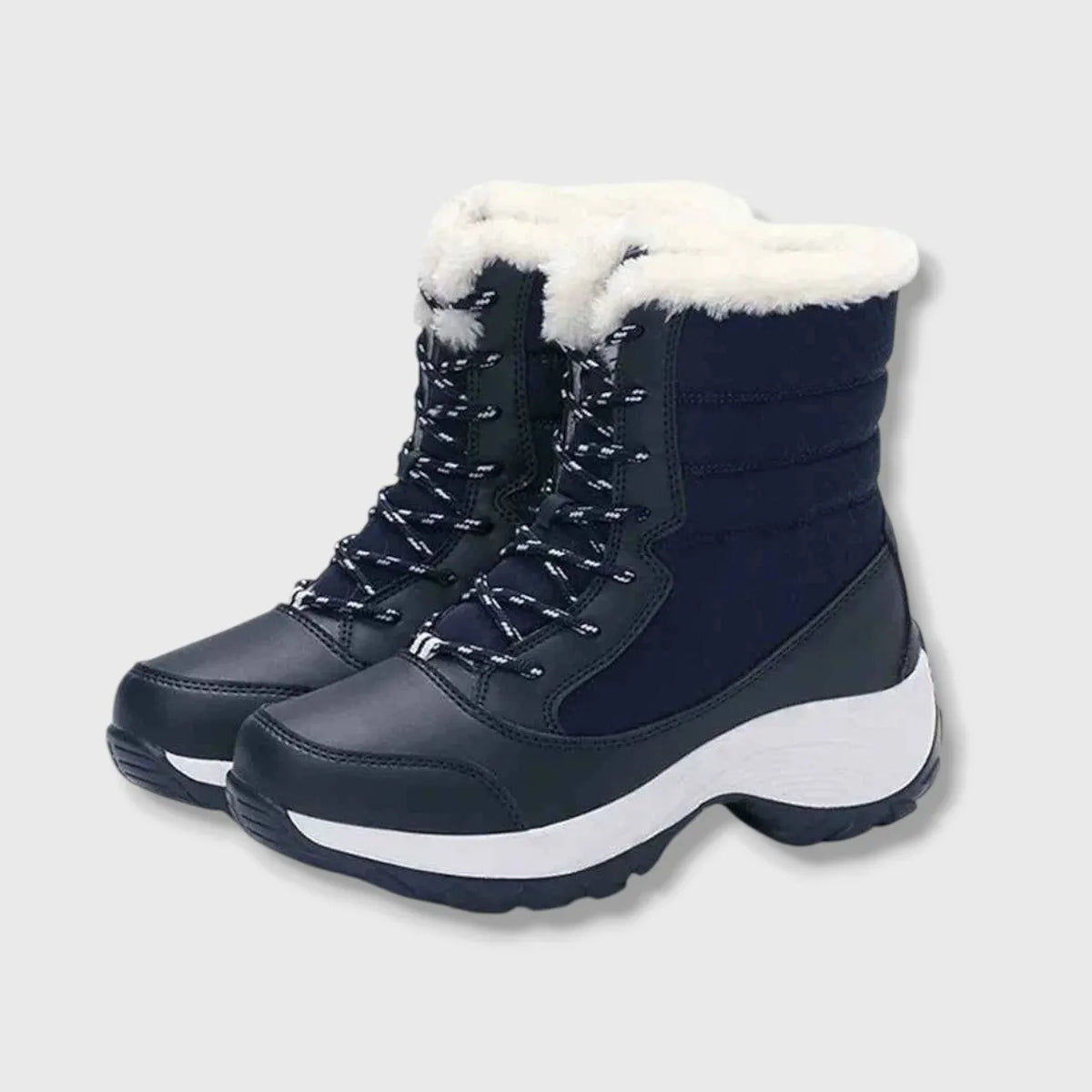 Bottines après ski fourrées à lacets pour l'hiver | Esprit Baroudeur