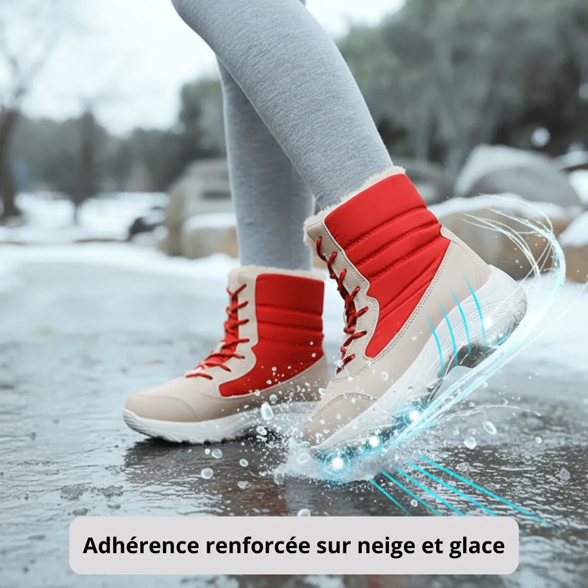 Bottines de neige après-ski chaudes et imperméables hiver | Esprit Baroudeur
