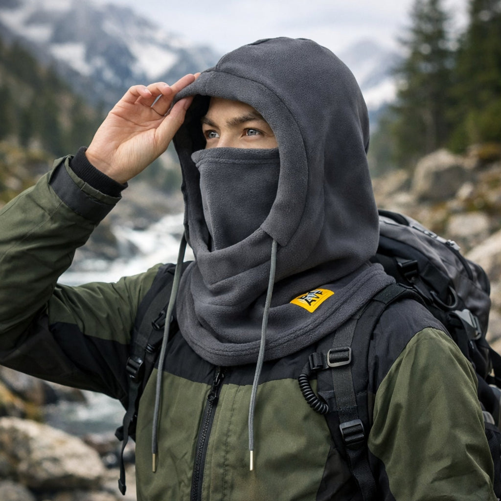 Cagoule polaire grand froid randonnée et montagne hiver | Esprit Baroudeur