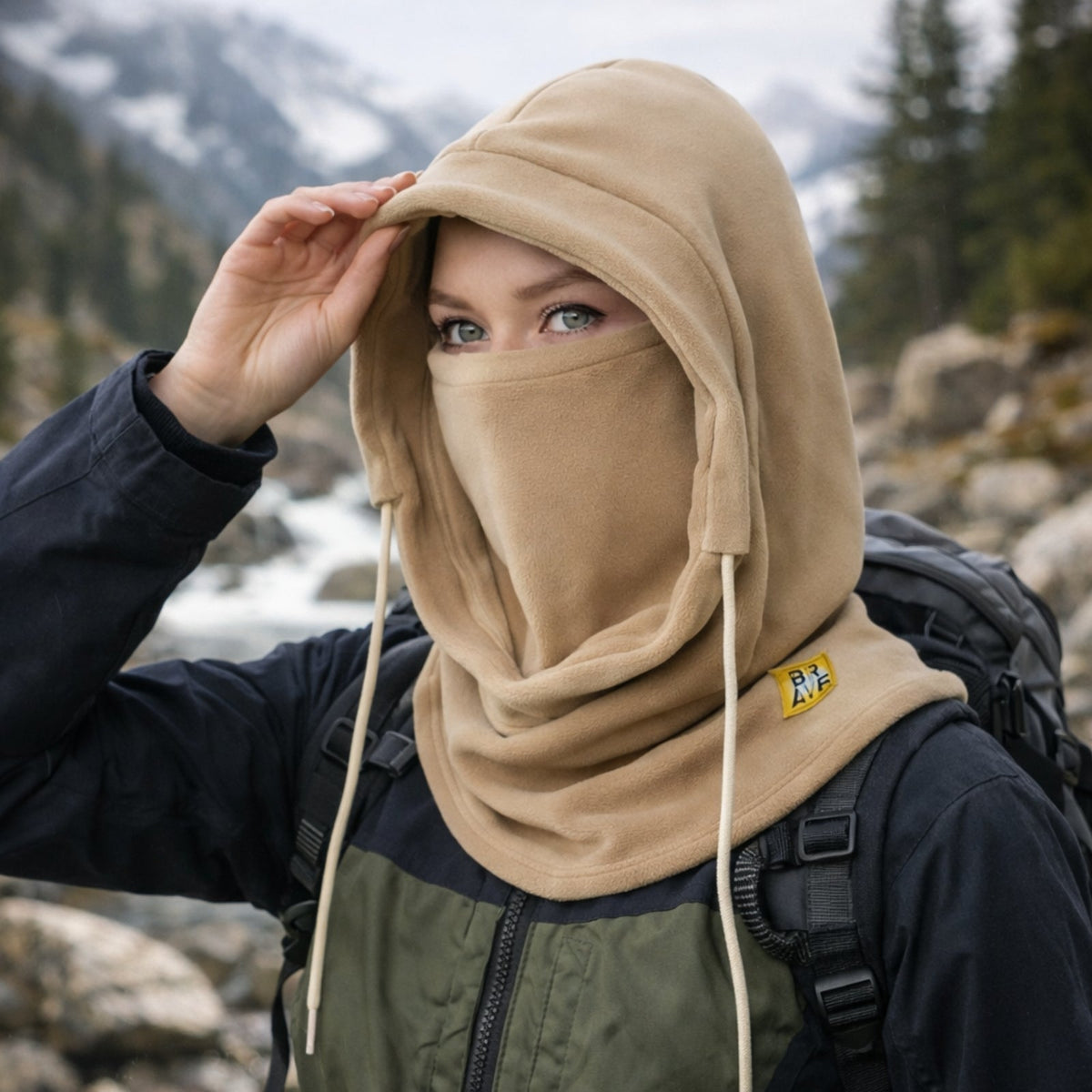 Cagoule polaire grand froid randonnée et montagne hiver | Esprit Baroudeur