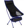 Chaise de camping pliante avec appui-tête et pochette | Esprit Baroudeur