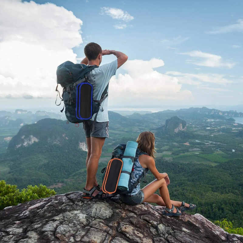 Chaise de camping pliante avec appui-tête et pochette | Esprit Baroudeur