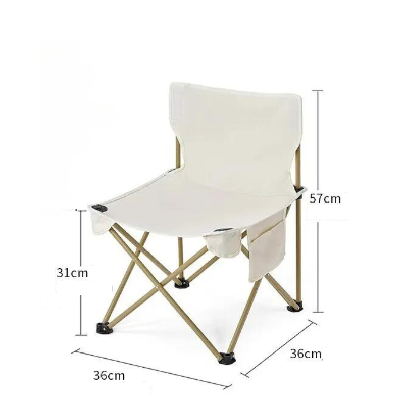 Chaise de camping pliante légère avec porte-gobelet | Esprit Baroudeur