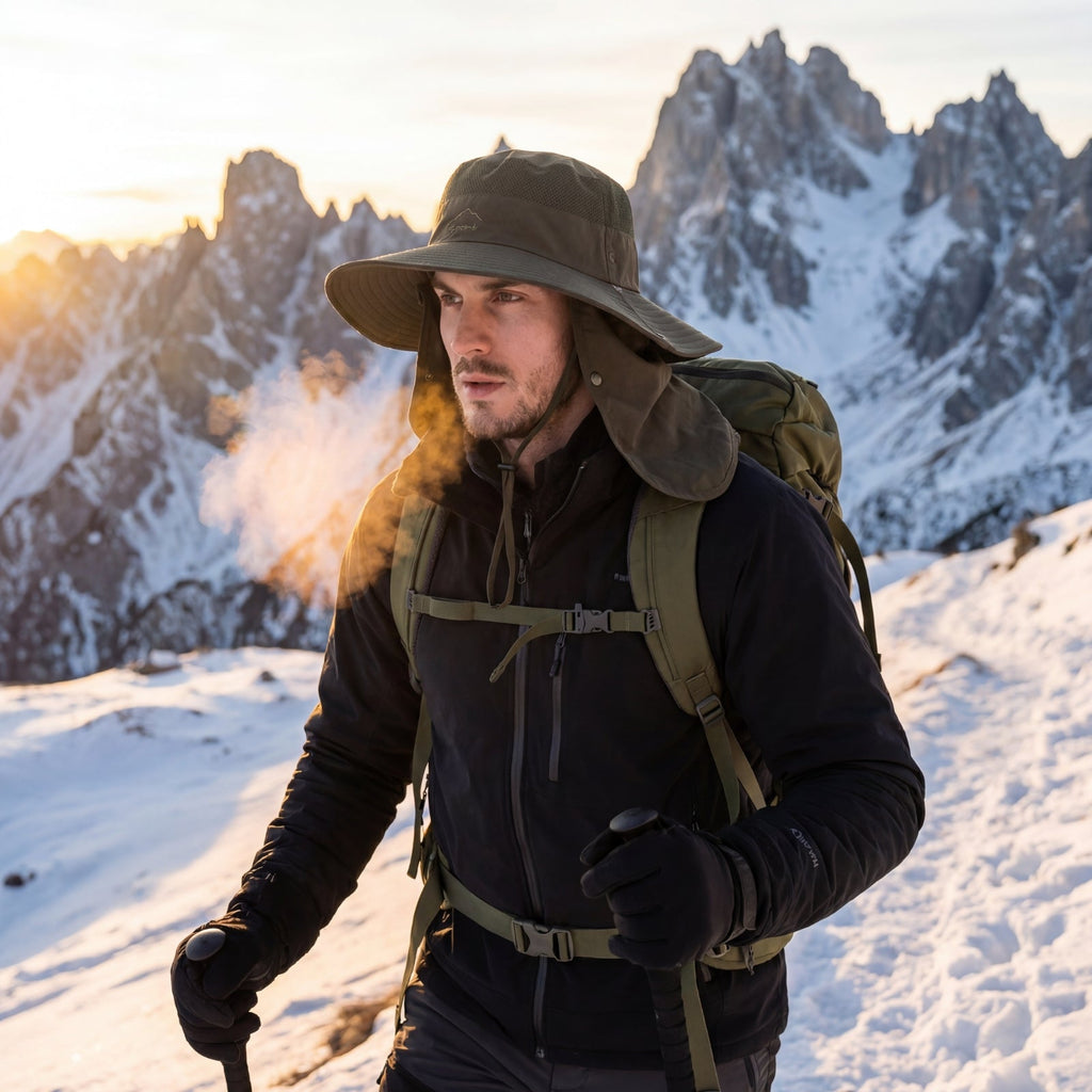 Chapeau de randonnée protection solaire anti UV