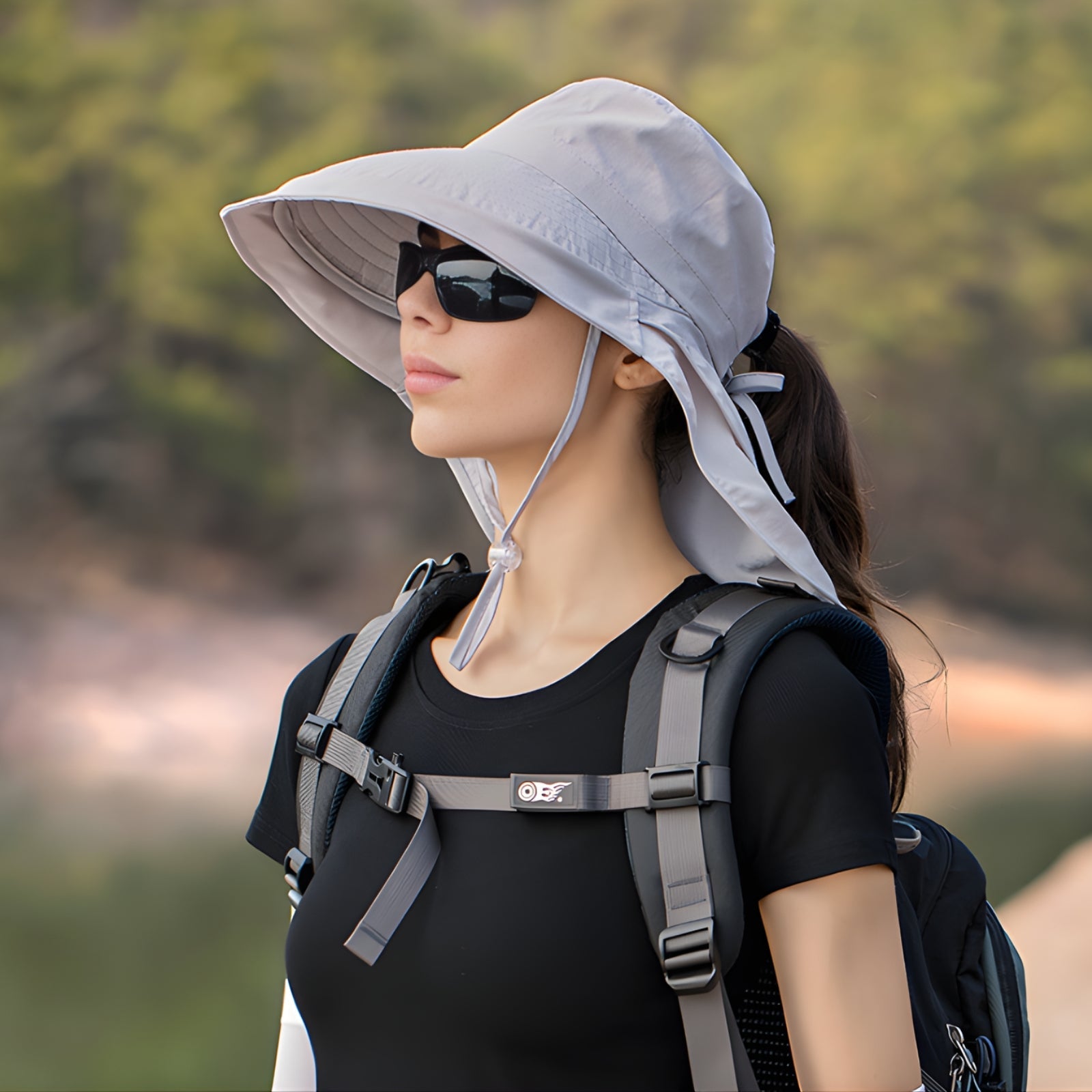 Chapeau de randonnée femme protection soleil UV