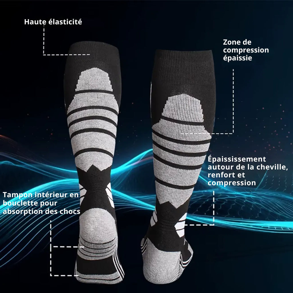 Chaussette haute randonnée rembourrée maintien et confort | Esprit Baroudeur