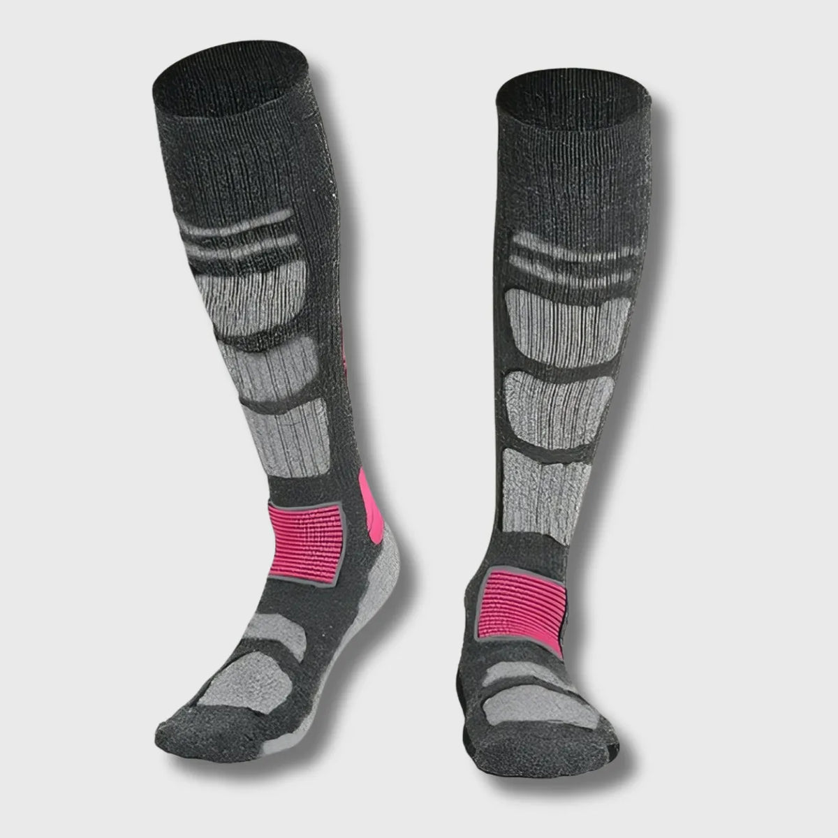 Chaussettes randonnée mérinos hautes zones renforcées | Esprit Baroudeur