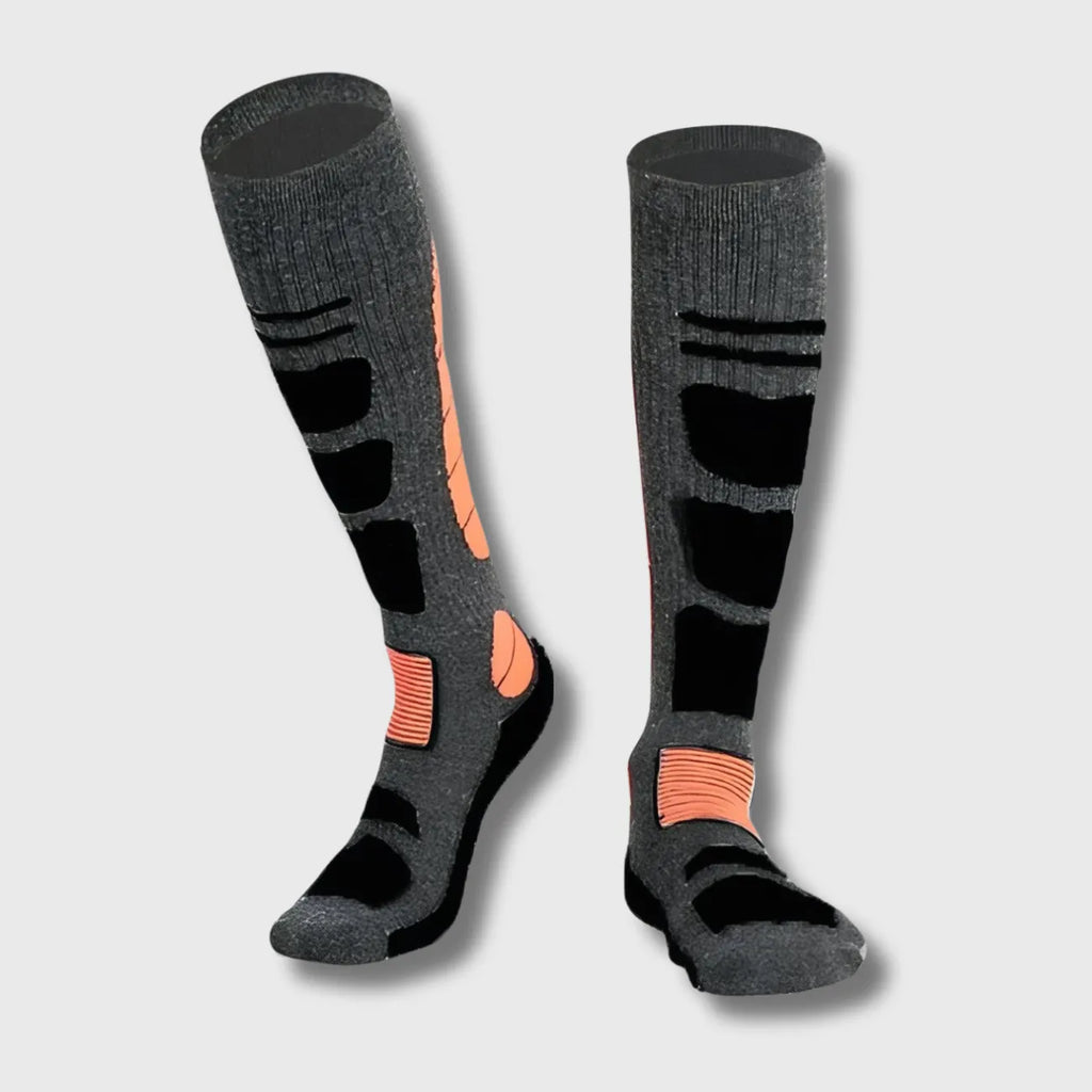 Chaussettes randonnée mérinos hautes zones renforcées | Esprit Baroudeur