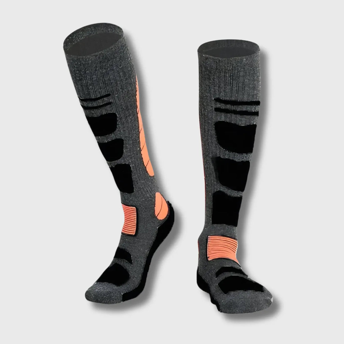 Chaussettes randonnée mérinos hautes zones renforcées | Esprit Baroudeur