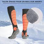 Chaussettes randonnée mérinos hautes zones renforcées | Esprit Baroudeur