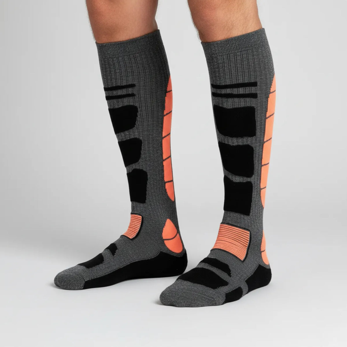 Chaussettes randonnée mérinos hautes zones renforcées | Esprit Baroudeur