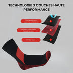 Chaussettes étanches randonnée imperméables mi-mollet trekking | Esprit Baroudeur