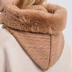 Écharpe capuche avec protection visage hiver | Esprit Baroudeur