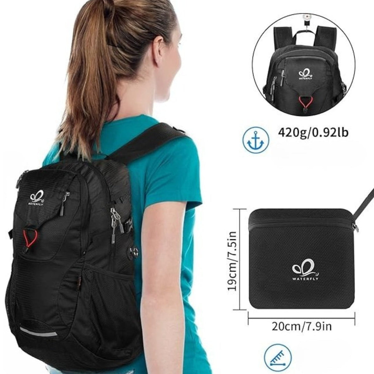 Sac à dos randonnée 30L Ultra léger et pliable | Esprit Baroudeur